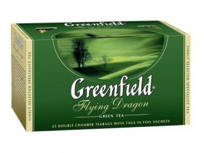 Чай Greenfield Флаинг Драгон (зеленый  чай), 2 × 25