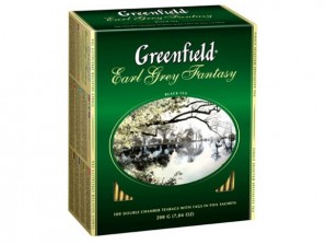 Чай Greenfield Эрл Грей Фэнтази (черный чай с бергамотом), 2 × 100