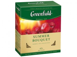 Чай Greenfield Самма Букет (травяной чай «малина»), 2 × 100