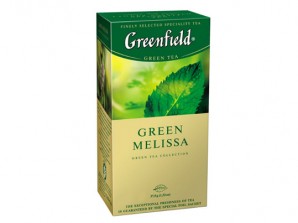 Чай Greenfield Грин Мелисса (зеленый чай с мелиссой), 2 × 25